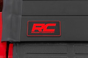 Chevrolet Silverado 1500 Hard Roll Up Bed Cover - Rough Country - Flush, Low-Profile Design - Matte Black - '99-'06